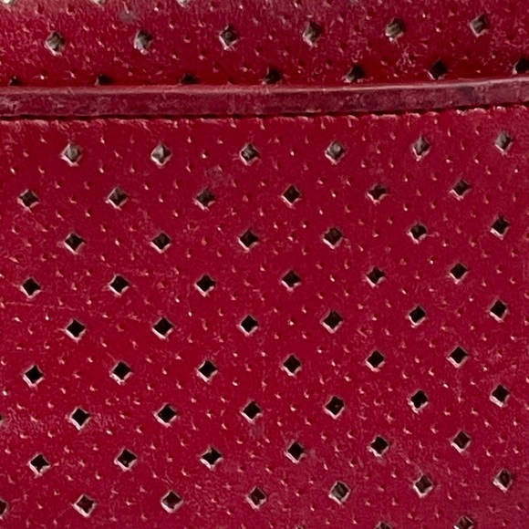 Lauren by Ralph Lauren
Women's Brown Perforated Leather Zip Coin purse wallet - Picture 5 of 7